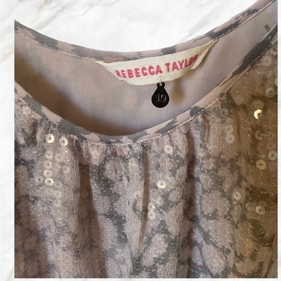 Short flirty fun Rebecca Taylor sequined party dress - Picture 6 of 10